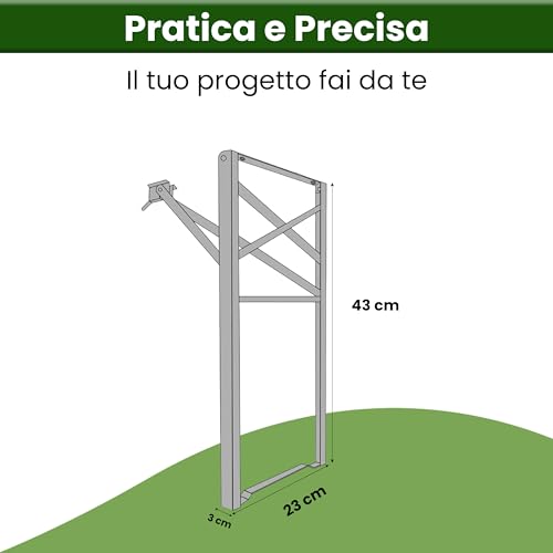 Vigormat Gambe di Ricambio per Panca Set Birreria in Metallo (2 Gambe + Kit (Verde))