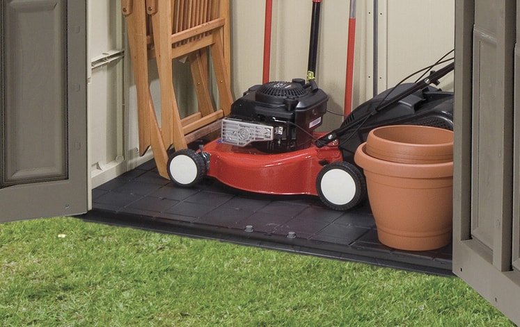 Keter Factor 8x6 - Casetta da giardino in resina 2,56m x 1,82m x 2,43H 4,65 mq con pavimento -