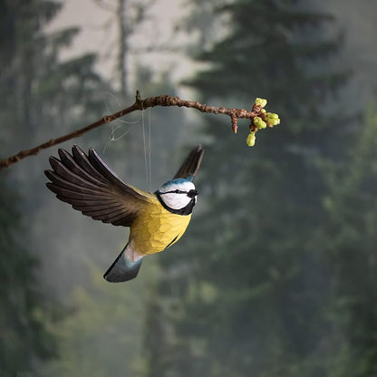 DecoBird Cinciarella Blu in Volo Wildlife Garden