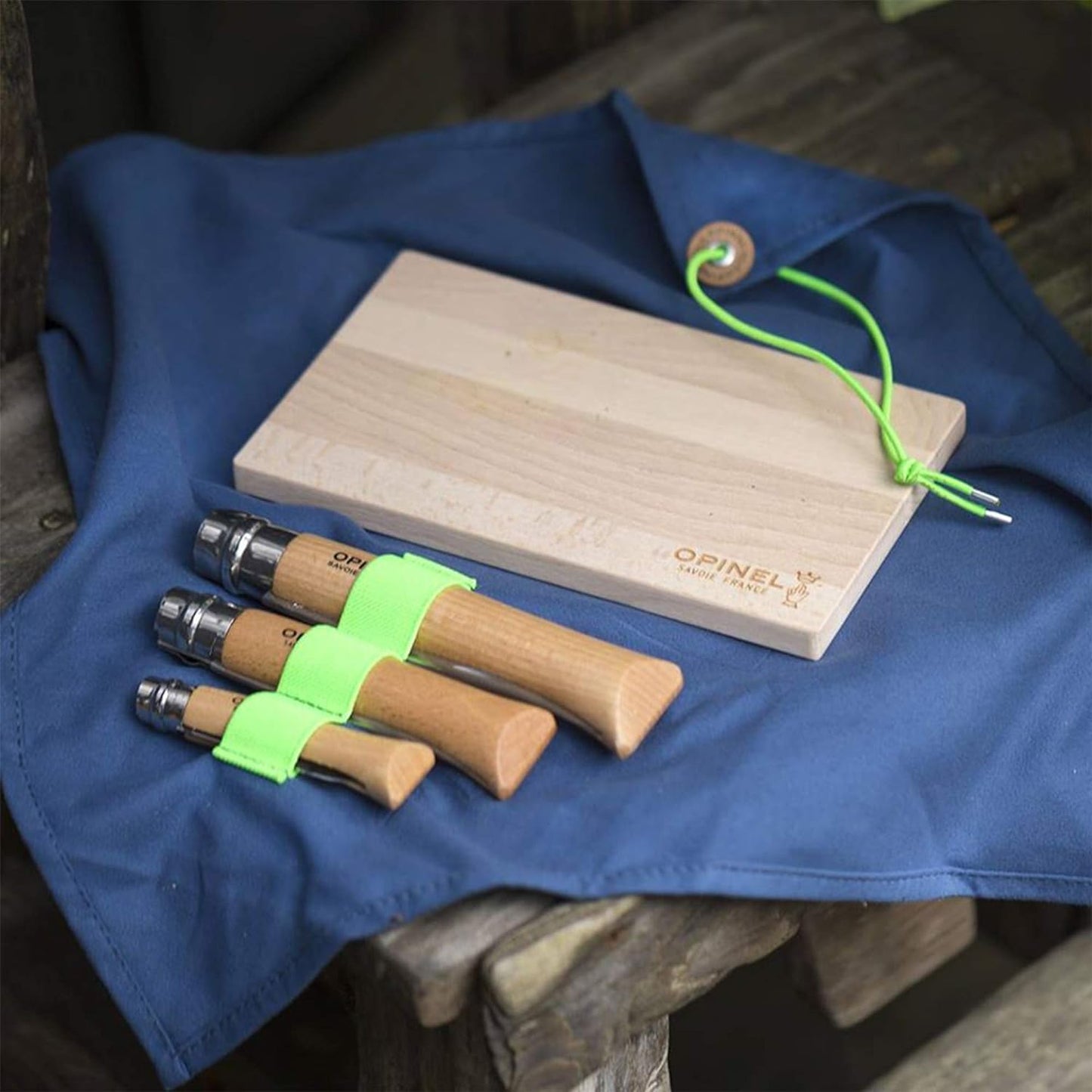 Opinel Nomad Cooking Kit, Set di Coltelli Cucina per Campeggio