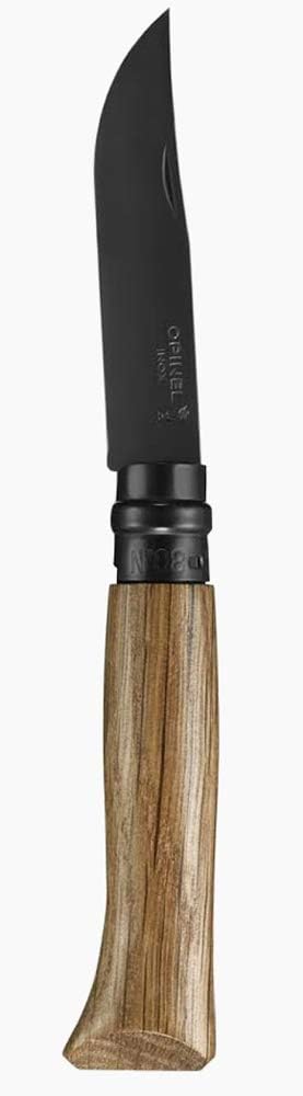 Opinel Nª08 Edizione black in rovere inossidable con lama nera