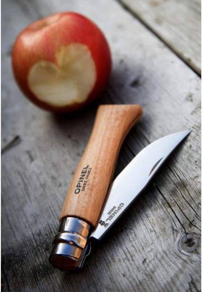 Coltello in Legno Numero 8 Acciaio Inossidabile Opinel