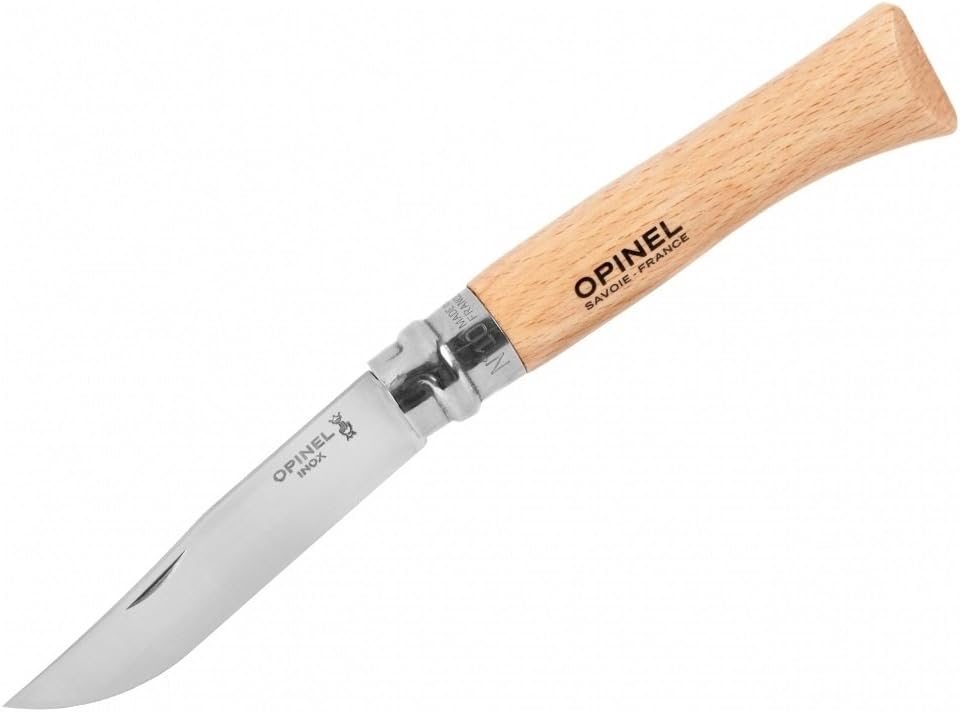 Coltello in Legno Numero 10 Acciaio Inossidabile Opinel